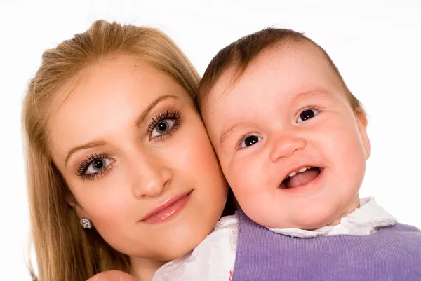 Moeder en kleine dochter — Stockfoto