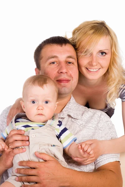 Cute nice family — Stock Photo, Image