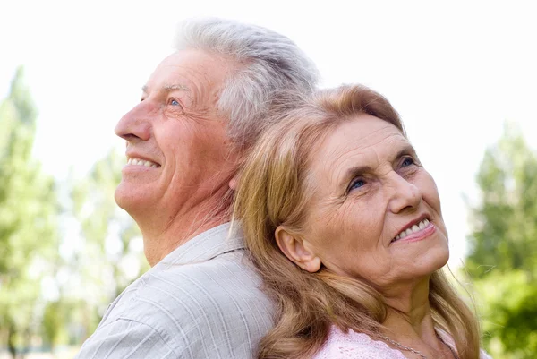 Boldog idős pár — Stock Fotó