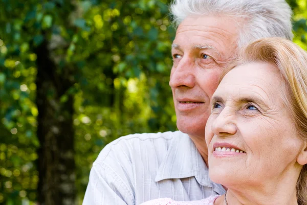 Schattig bejaarde echtpaar — Stockfoto