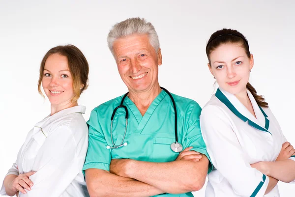 Хорошие три врача — стоковое фото