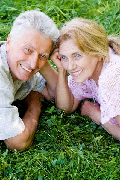 Nice aged couple — Stock Photo, Image