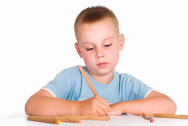 Sevimli çocuk çizim — Stok fotoğraf