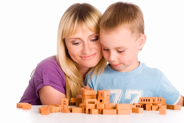 Mom and a son — Stock Photo, Image