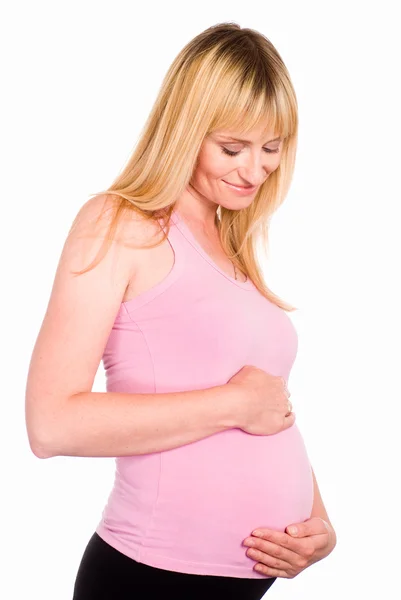 Mulher grávida saudável — Fotografia de Stock