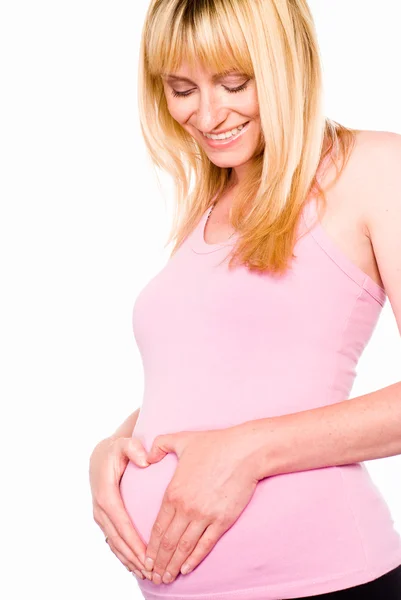 Mujer embarazada saludable —  Fotos de Stock