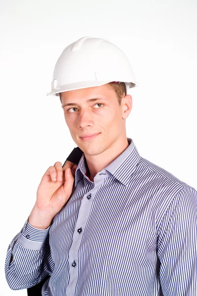 Man in helmet — Stock Photo, Image