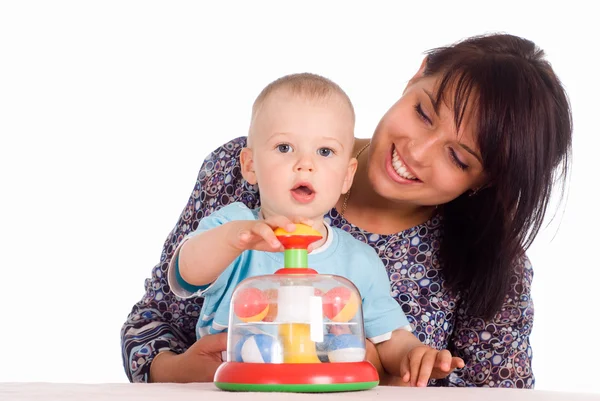 Mom playing with kid — Stock Photo, Image