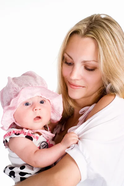 Güzel anne ile bebek — Stok fotoğraf