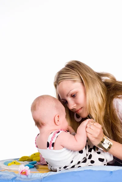 Doktor bebeğin ile — Stok fotoğraf