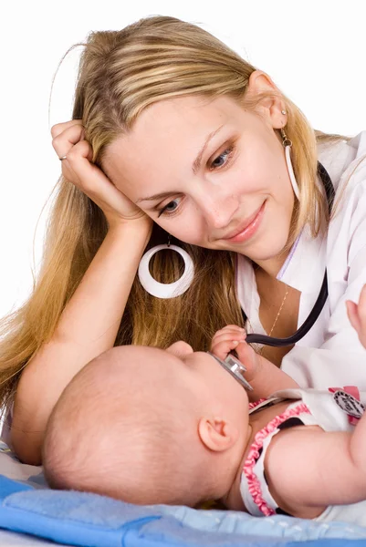 Baby with mom — Stock Photo, Image