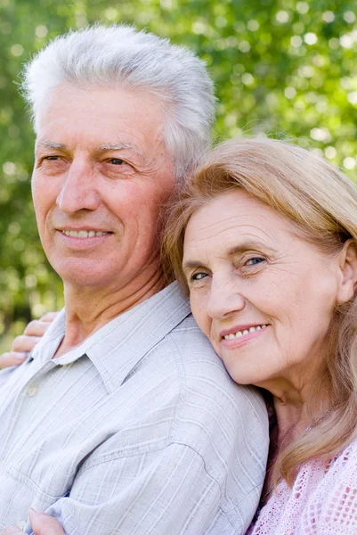 Aranyos idős házaspár — Stock Fotó