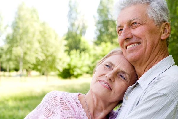 Cute old couple — Stock Photo, Image