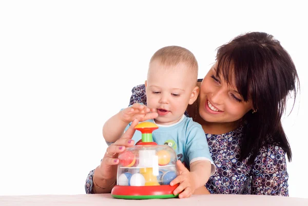 Mom play with child — Stock Photo, Image