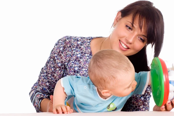 Mom play with child — Stock Photo, Image