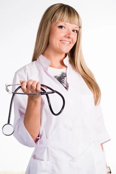 Schattig verpleegster portret — Stockfoto