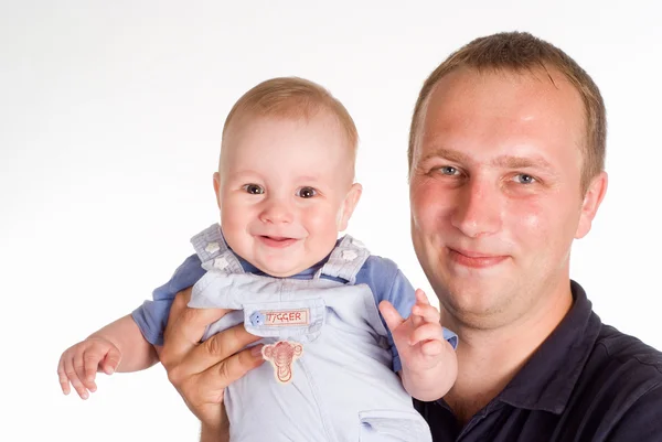 Papá con un hijo —  Fotos de Stock