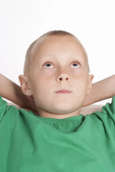 Young boy looking — Stock Photo, Image