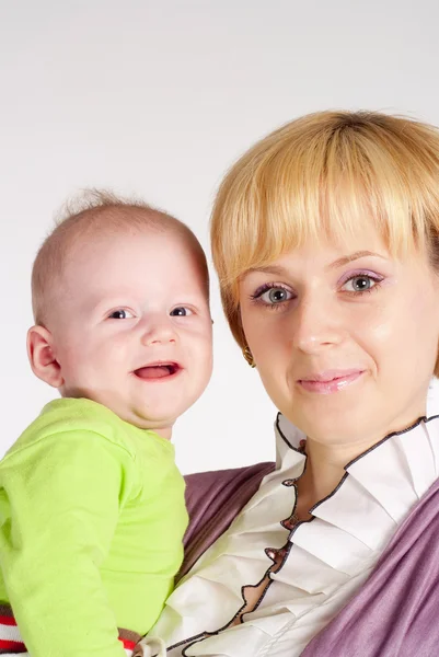 Mom and her baby — Stock Photo, Image