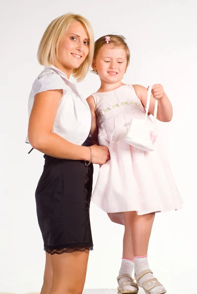 Máma a její dcera — Stock fotografie