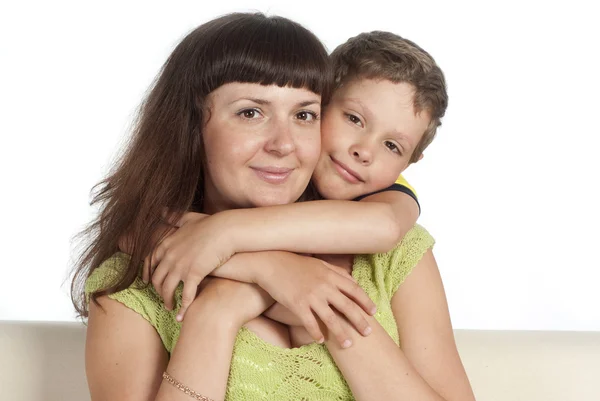Mom with son — Stock Photo, Image