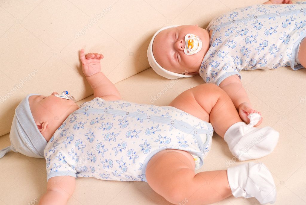 Cute babies sleeping — Stock Photo © aletia #6155078