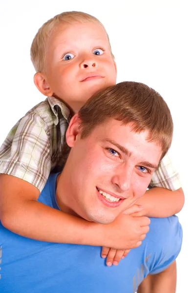 Papà con figlio — Foto Stock