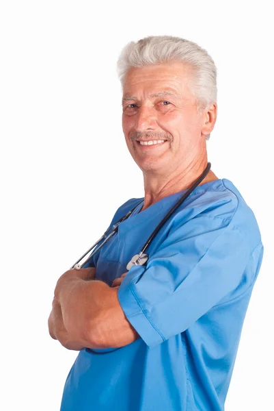 Old doctor portrait — Stock Photo, Image