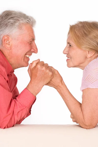 Heureux vieux couple — Photo
