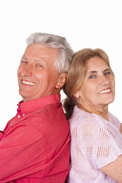Aged couple portrait — Stock Photo, Image