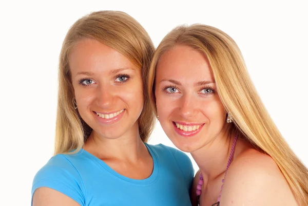 Duas meninas retrato — Fotografia de Stock