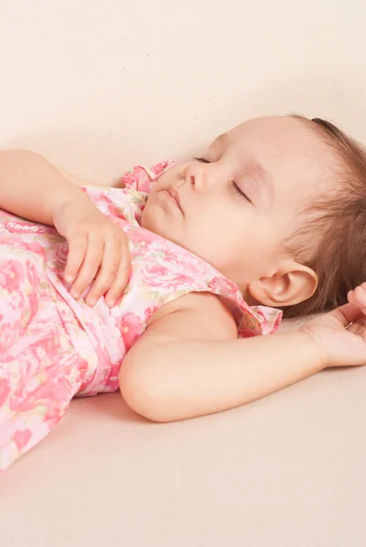 Roztomilé dítě spí — Stock fotografie