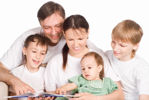 Miłej lektury rodziny — Zdjęcie stockowe