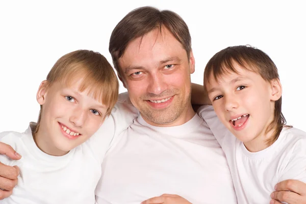 Baba ve oğulları — Stok fotoğraf