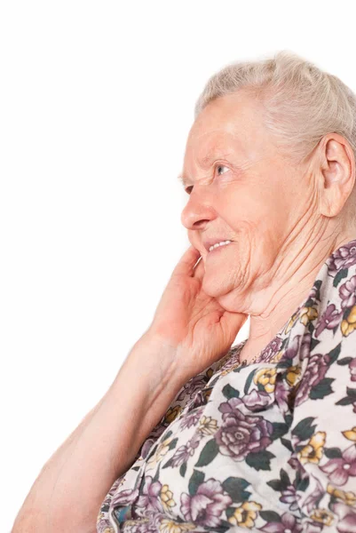 Old woman portrait — Stock Photo, Image