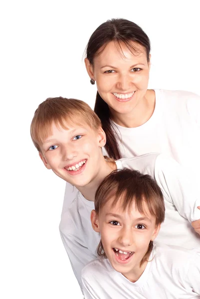 Familjen av en tre — Stockfoto
