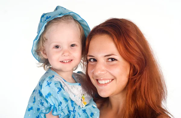Portret mama i córka — Zdjęcie stockowe