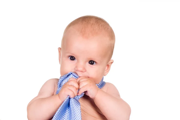 Bebé con corbata — Foto de Stock