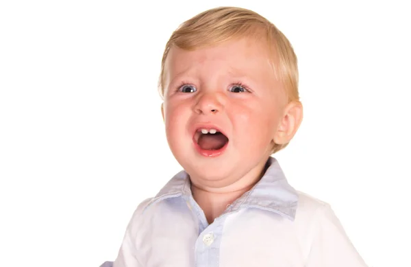 Liten pojke som gråter — Stockfoto