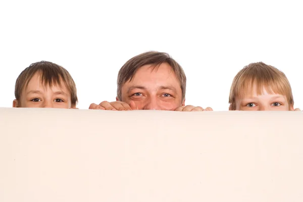 Dad and sons — Stock Photo, Image