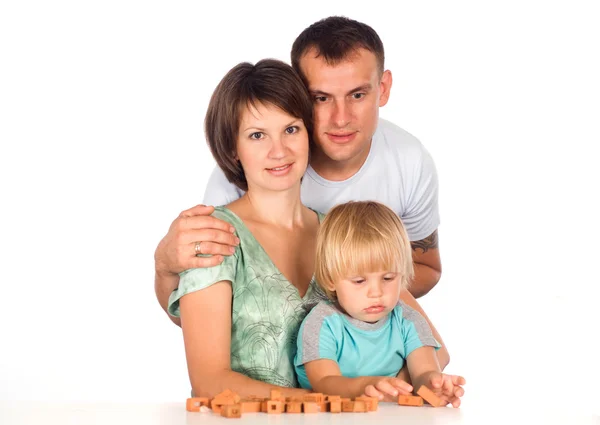 Een drie-Smart familie — Stockfoto