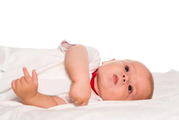 Kleine baby liggend — Stockfoto