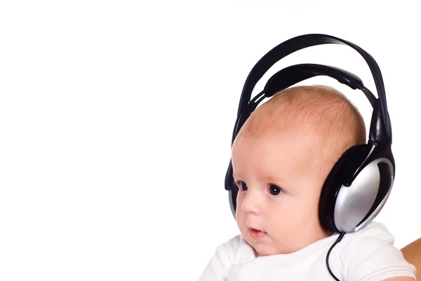 婴儿用耳机 — 图库照片