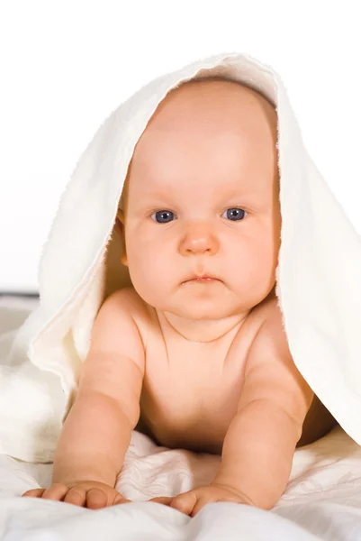 Bayi dalam handuk — Stok Foto