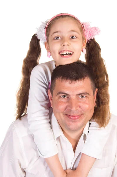 Pai com filha — Fotografia de Stock