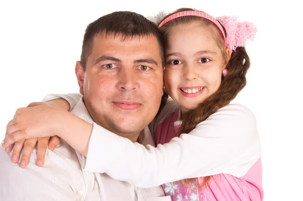 Pai e filha — Fotografia de Stock