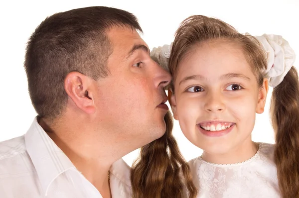 Tatuś i córka — Zdjęcie stockowe