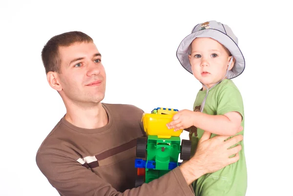 Tatínek a děťátko — Stock fotografie