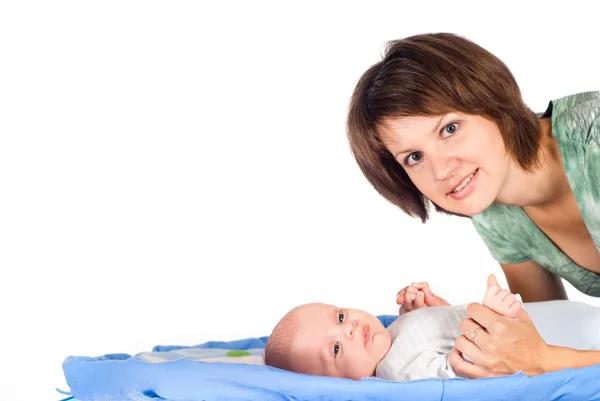 Mom with her baby — Stock Photo, Image