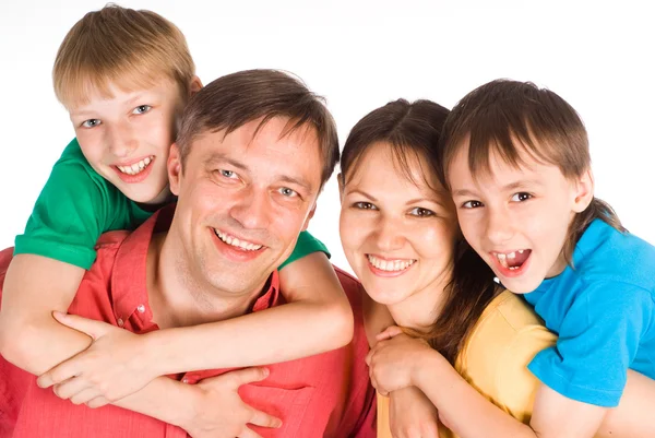 Color family portrait Stock Image